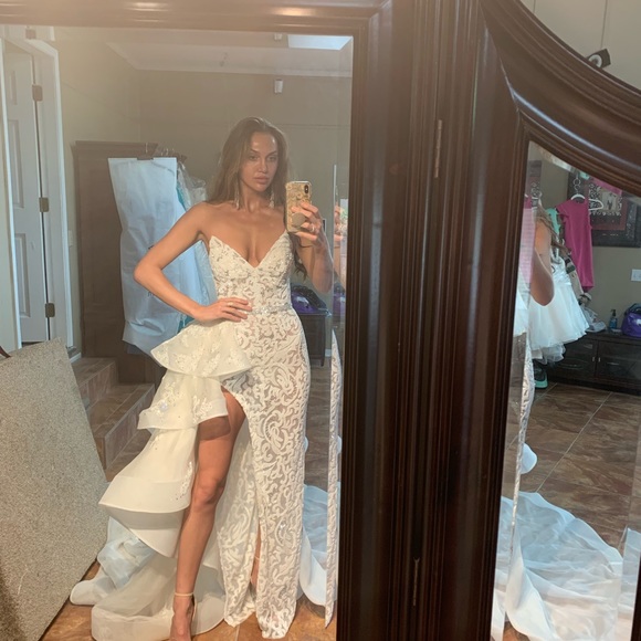 Custom Sherri Hill- Worn once at Miss USA - Picture 2 of 3